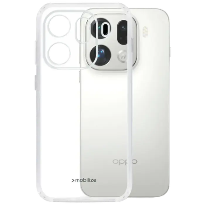 Mobilize Mobilize TPU Back Cover Transparant voor OPPO Find X9 Pro