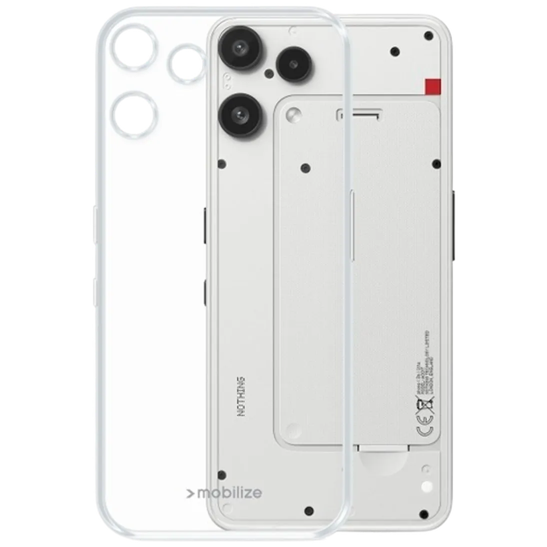 Mobilize Mobilize TPU Back Cover Transparant voor Nothing Phone (3a) Lite