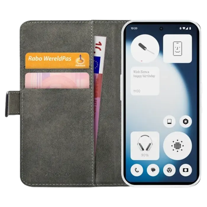 Mobilize Mobilize PU-Leer Book Case Zwart - Nothing Phone (3a) Lite
