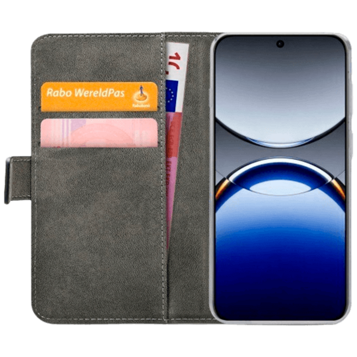 Mobilize Mobilize PU-Lederen Book Case Zwart voor OPPO Find X8