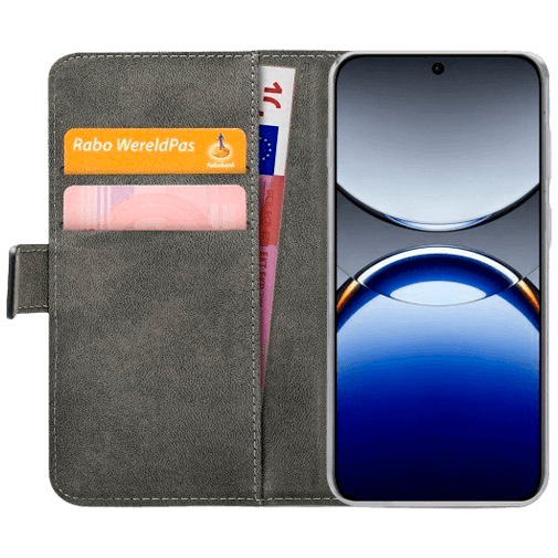 Mobilize Mobilize PU-Lederen Book Case Zwart voor OPPO Find X8