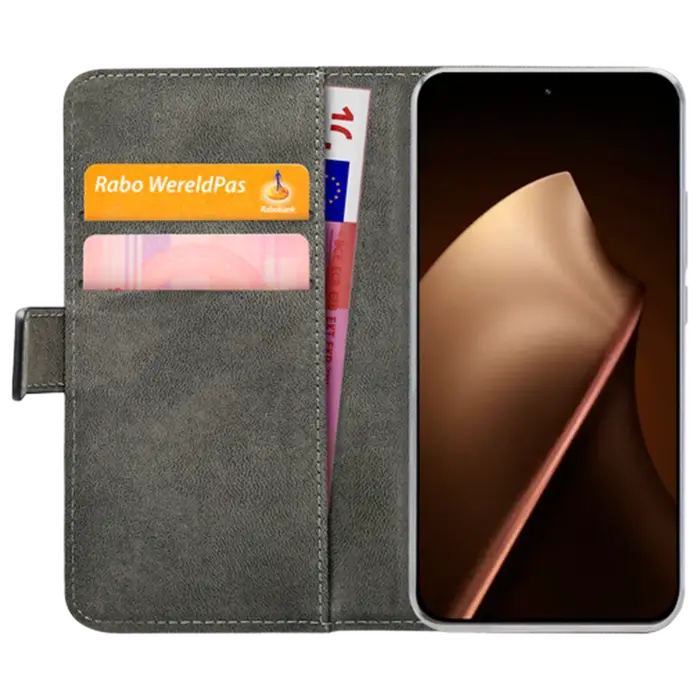 Mobilize Mobilize PU-Leer Book Case Zwart voor Xiaomi 15T Pro
