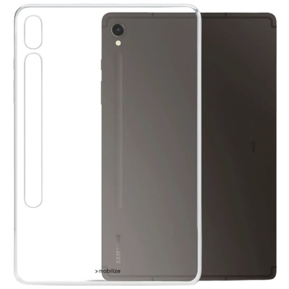 Mobilize Mobilize TPU Back Cover Transparant voor Samsung Galaxy Tab S9 / S9 FE