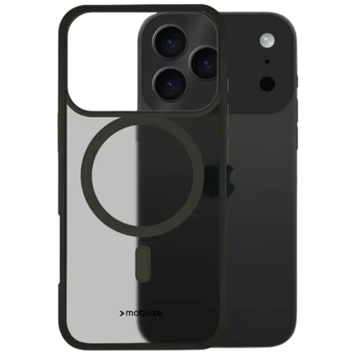 Mobilize Mobilize Hybrid Pro Back Cover Magnetisch iPhone 17 Pro - Zwart