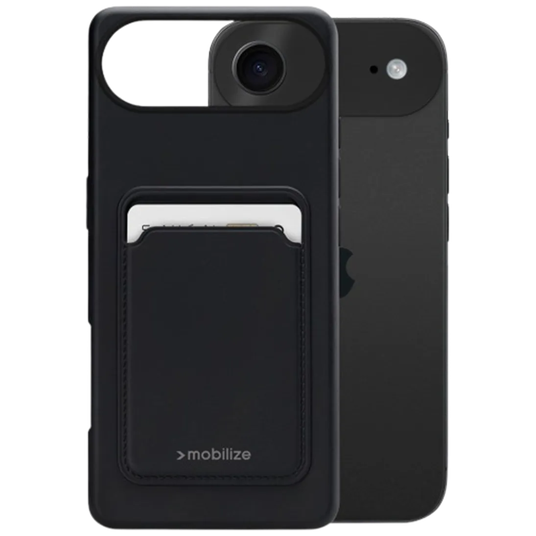 Mobilize Mobilize Cardcase TPU Back Cover Zwart voor Apple iPhone Air