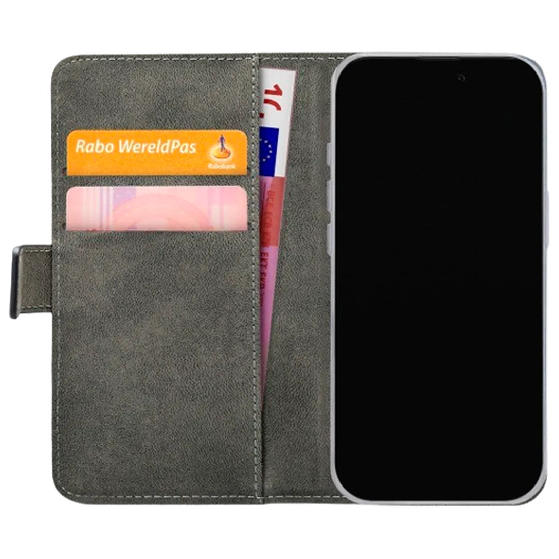 Mobilize Mobilize PU-Leer Book Case Zwart voor Apple iPhone 17