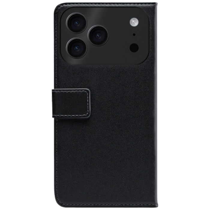 Mobilize Mobilize PU-Leer Book Case Zwart voor Apple iPhone 17 Pro Max