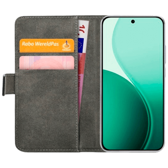 Mobilize Mobilize PU-Leer Book Case Zwart voor OPPO Reno14 5G