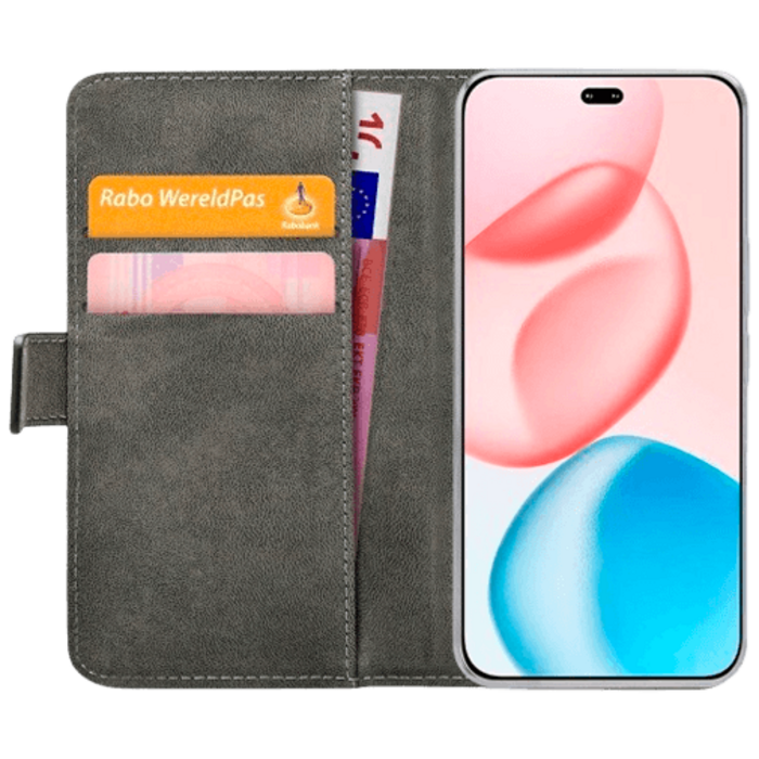 Mobilize Mobilize Classic Gelly Wallet Book Case voor Honor 400 Pro - Zwart