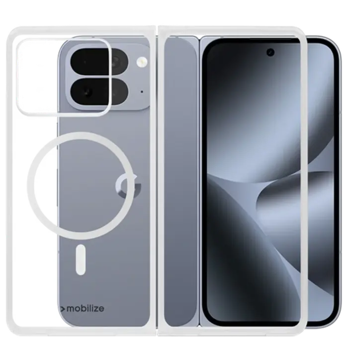 Mobilize Mobilize Magnetische Back Cover Google Pixel 10 Pro Fold - Transparant