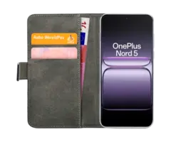 Mobilize Mobilize Classic Gelly Wallet Book Case OnePlus Nord 5 - Zwart