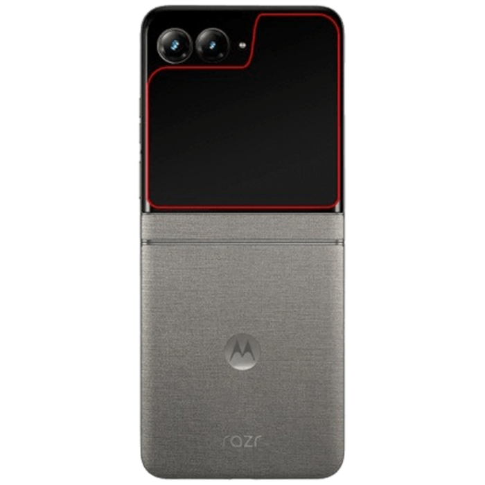 Mobilize Mobilize Tempered Glass Screenprotector voor Motorola Razr 70 - Clear