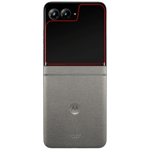 Mobilize Mobilize Tempered Glass Screenprotector voor Motorola Razr 70 - Clear