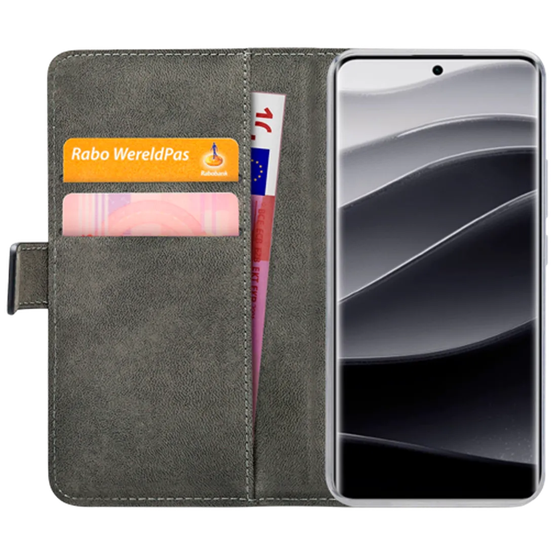 Mobilize Mobilize PU-Leer Book Case Zwart voor Xiaomi Redmi Note 14 Pro+ 5G