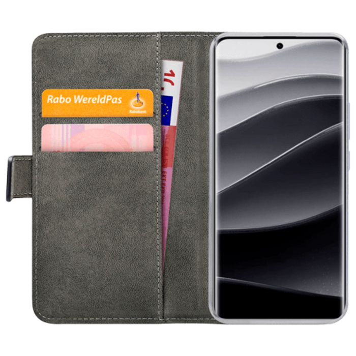 Mobilize Mobilize PU-Leer Book Case Zwart voor Xiaomi Redmi Note 14 Pro 5G