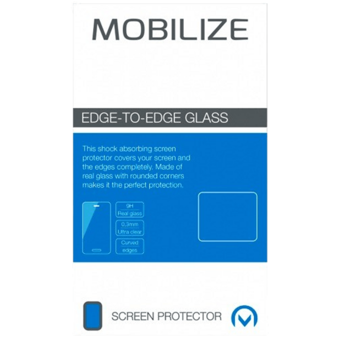 Mobilize Mobilize Edge-To-Edge Glass Screenprotector Samsung Galaxy S10e Zwart
