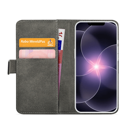 Mobilize Mobilize Classic Gelly Wallet Book Case Zwart voor iPhone SE 4 / 16e / 17e