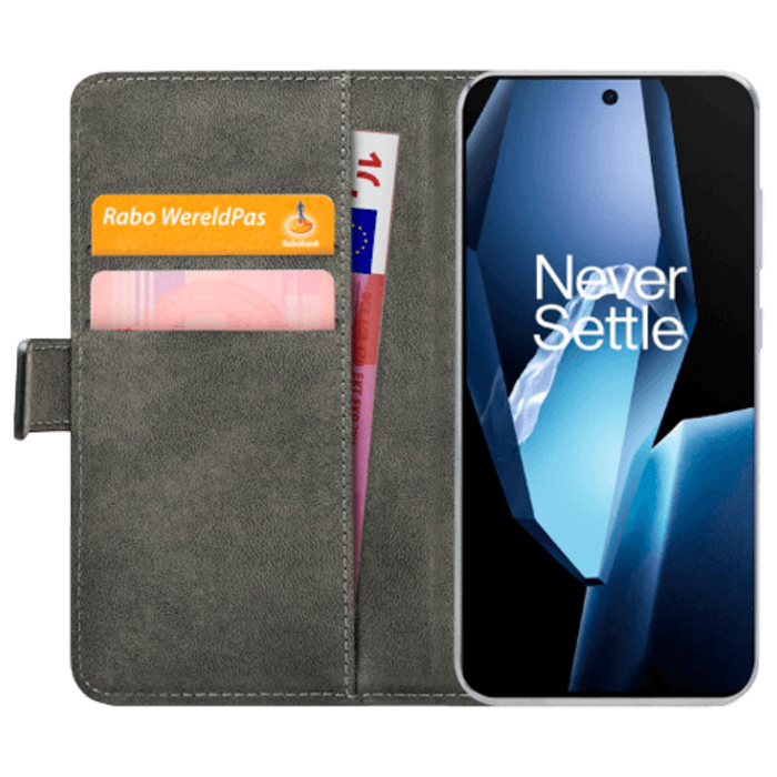 Mobilize Mobilize Classic Gelly Wallet Book Case OnePlus 13R - Zwart