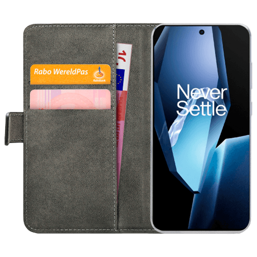 Mobilize Mobilize Classic Gelly Wallet Book Case OnePlus 13R - Zwart