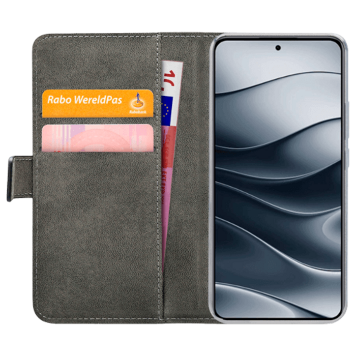 Mobilize Mobilize Classic Gelly Wallet Book Case voor Xiaomi Redmi Note 14 5G - Zwart