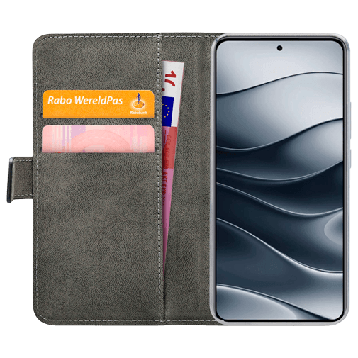 Mobilize Mobilize Classic Gelly Wallet Book Case voor Xiaomi Redmi Note 14 5G - Zwart