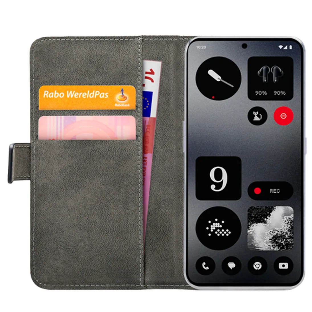 Mobilize Mobilize PU-leer Book Case Zwart voor CMF Phone 1