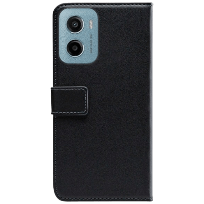Mobilize Mobilize PU-leer Book Case Zwart voor Motorola Moto E15 / Moto G05