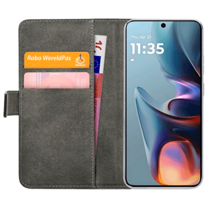 Mobilize Mobilize PU-leer Book Case Zwart voor Motorola Moto E15 / Moto G05
