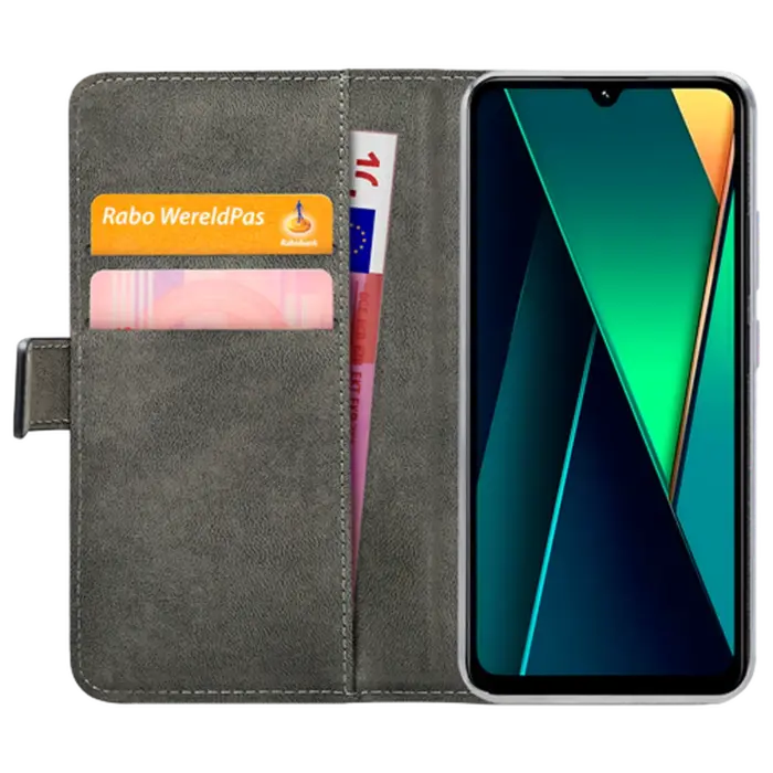 Mobilize Mobilize PU-leer Book Case Zwart voor Motorola Moto G75 5G