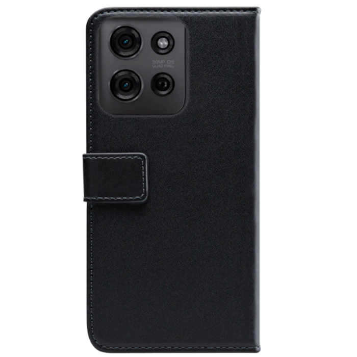 Mobilize Mobilize PU-leer Book Case Zwart voor Motorola Moto G75 5G
