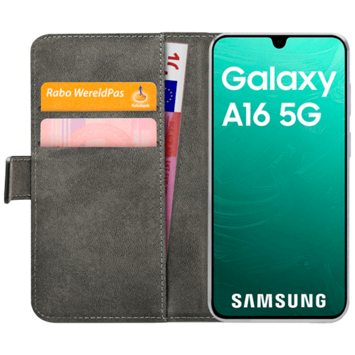 Mobilize Mobilize PU-leer Book Case Zwart voor Samsung Galaxy A16 / A16 5G