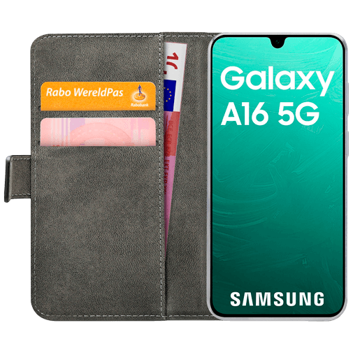 Mobilize Mobilize PU-leer Book Case Zwart voor Samsung Galaxy A16 / A16 5G