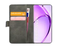 Mobilize Mobilize PU-leer Book Case Zwart voor OPPO A40 / A40m / A60 5G