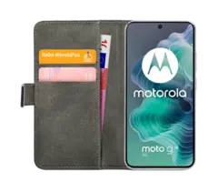 Mobilize Mobilize PU-leer Book Case Zwart voor Motorola Moto G35 5G