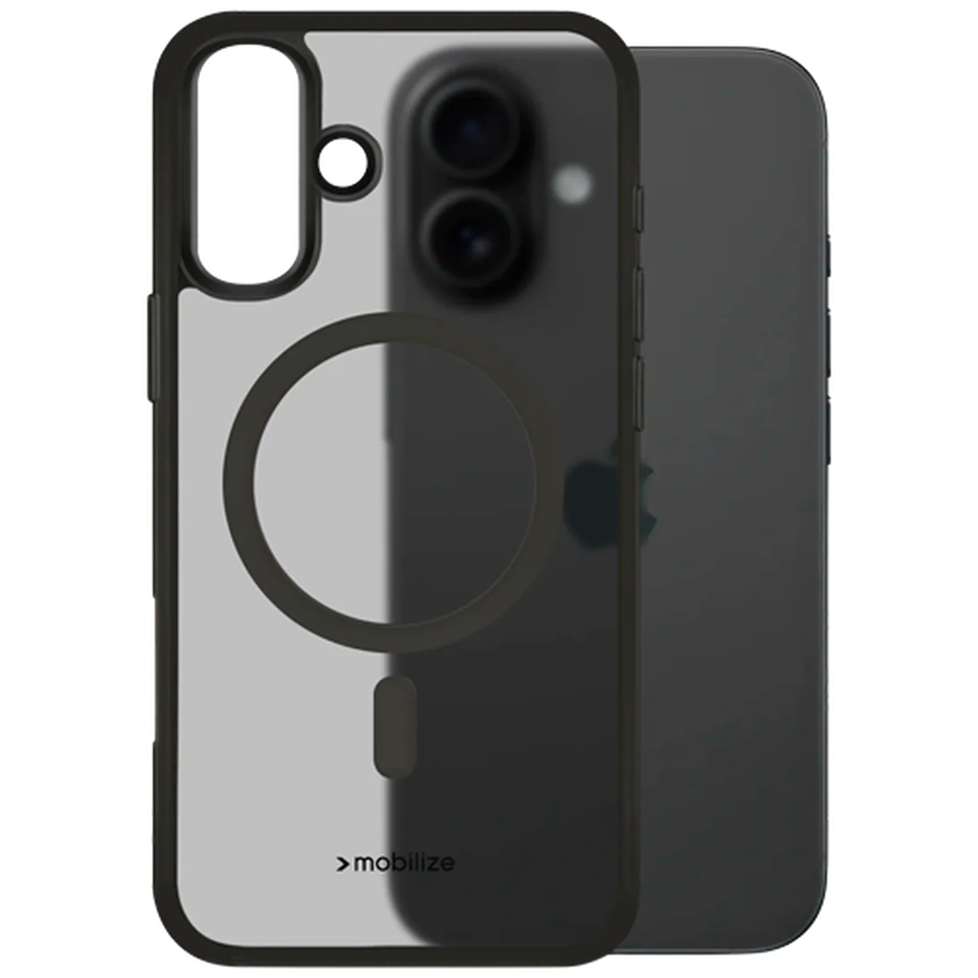 Mobilize Mobilize TPU Back Cover Magnetisch Zwart voor Apple iPhone 16