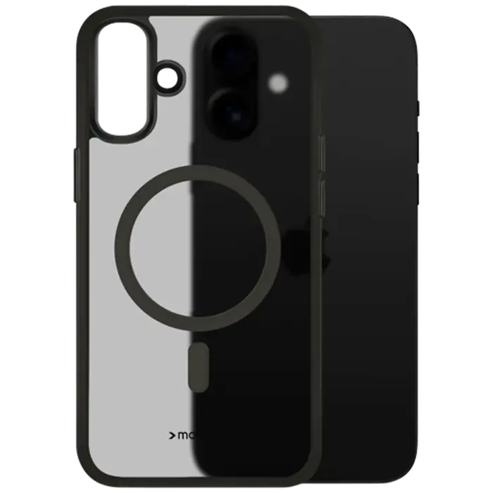 Mobilize Mobilize Magnetische TPU Back Cover Zwart voor Apple iPhone 16 Plus