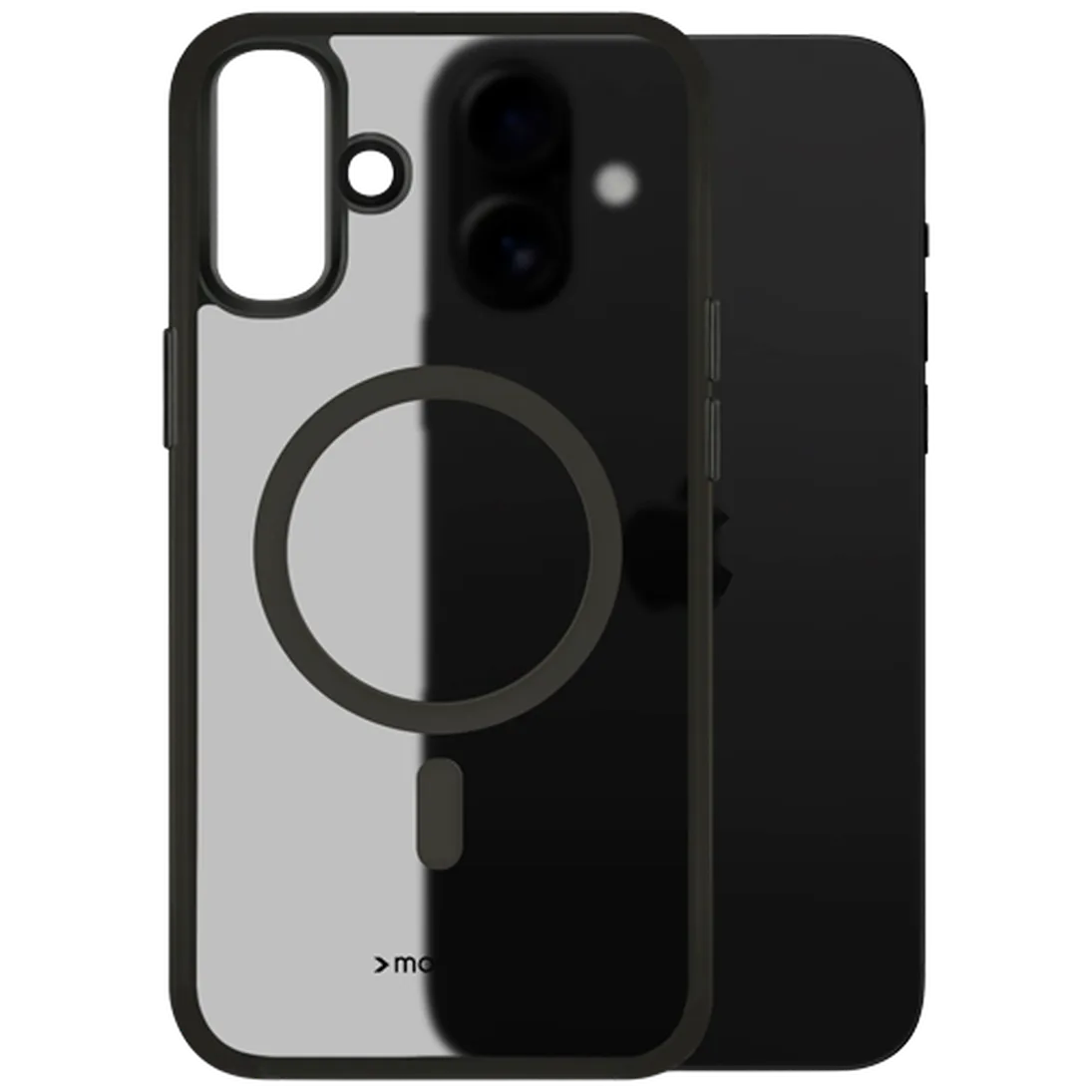 Mobilize Mobilize Magnetische TPU Back Cover Zwart voor Apple iPhone 16 Plus