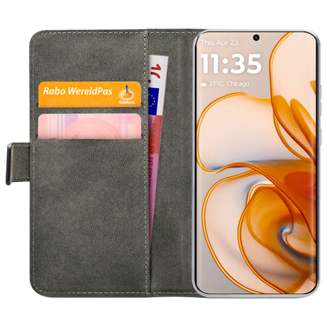 Mobilize Mobilize PU-leer Book Case Zwart voor Motorola Edge 50