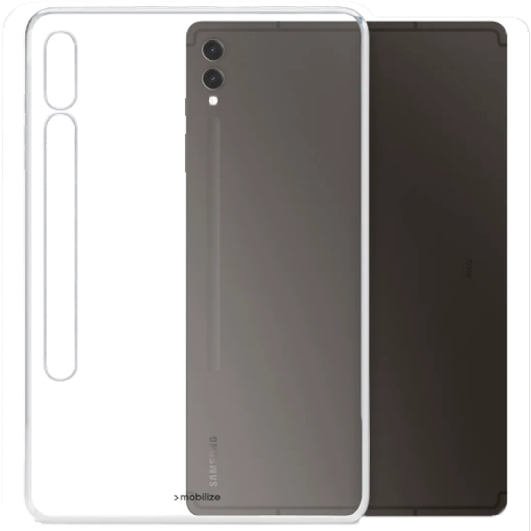 Mobilize Mobilize TPU Back Cover Transparant voor Samsung Galaxy Tab S9+ & S9 FE+