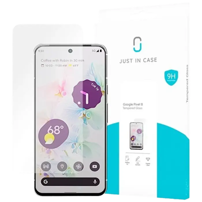 Mobilize Mobilize Gehard Glas Clear Screenprotector voor Google Pixel 8