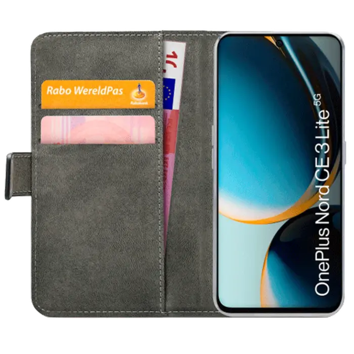 Mobilize Mobilize PU-leer Book Case Zwart voor OnePlus Nord CE 3 Lite 5G