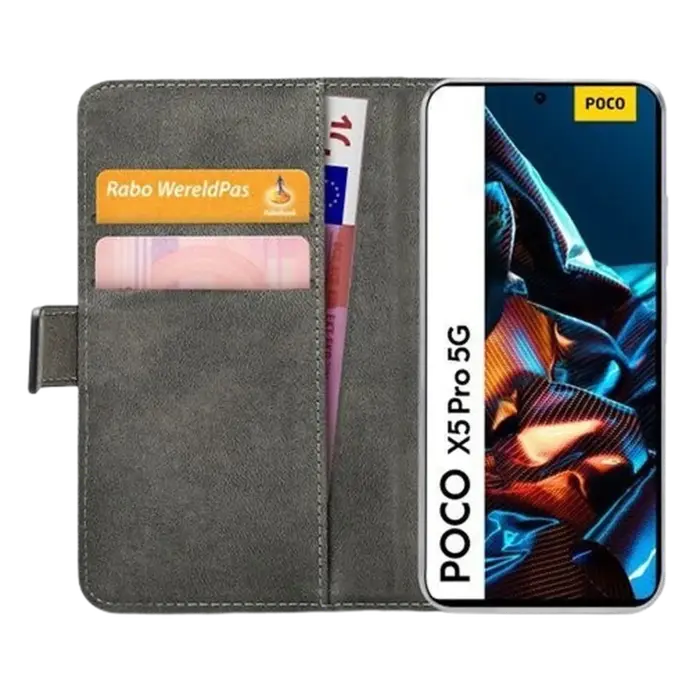 Mobilize Mobilize PU-leer Book Case Zwart voor Xiaomi Poco X5 Pro