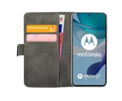 Mobilize Mobilize PU-leer Book Case Zwart voor Motorola Moto G53