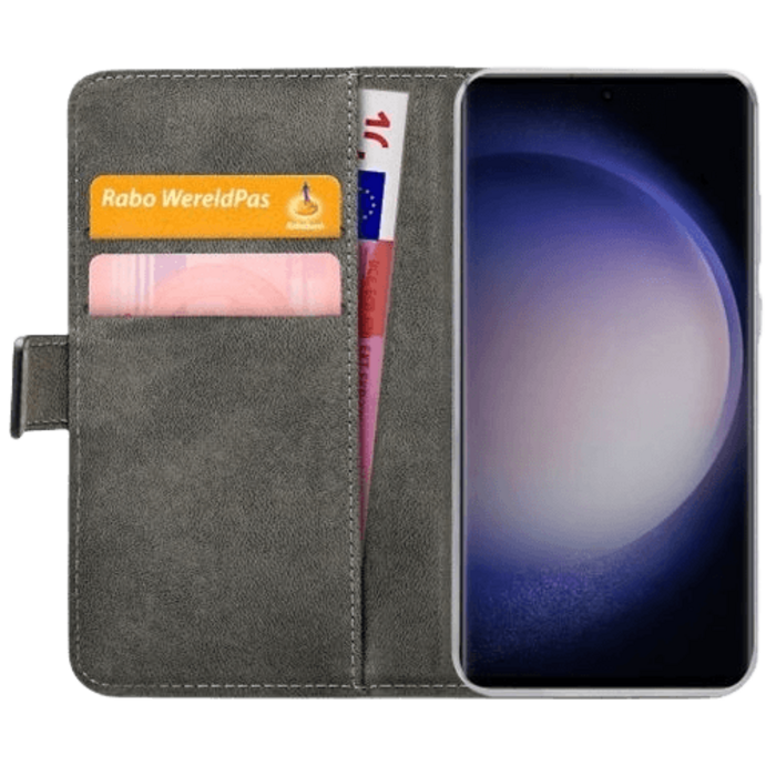 Mobilize Mobilize PU-leer Book Case Zwart voor Samsung Galaxy S23 Ultra