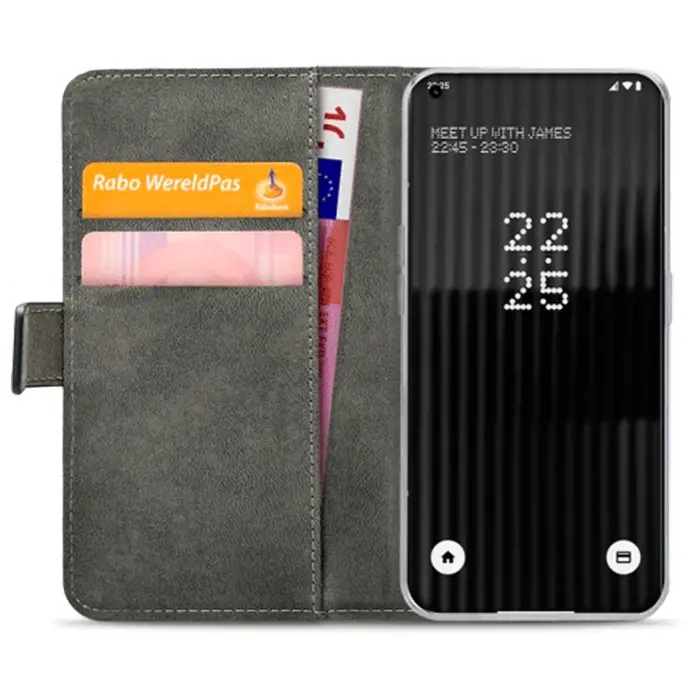 Mobilize Mobilize PU-leder Book Case Zwart voor Nothing Phone (1)
