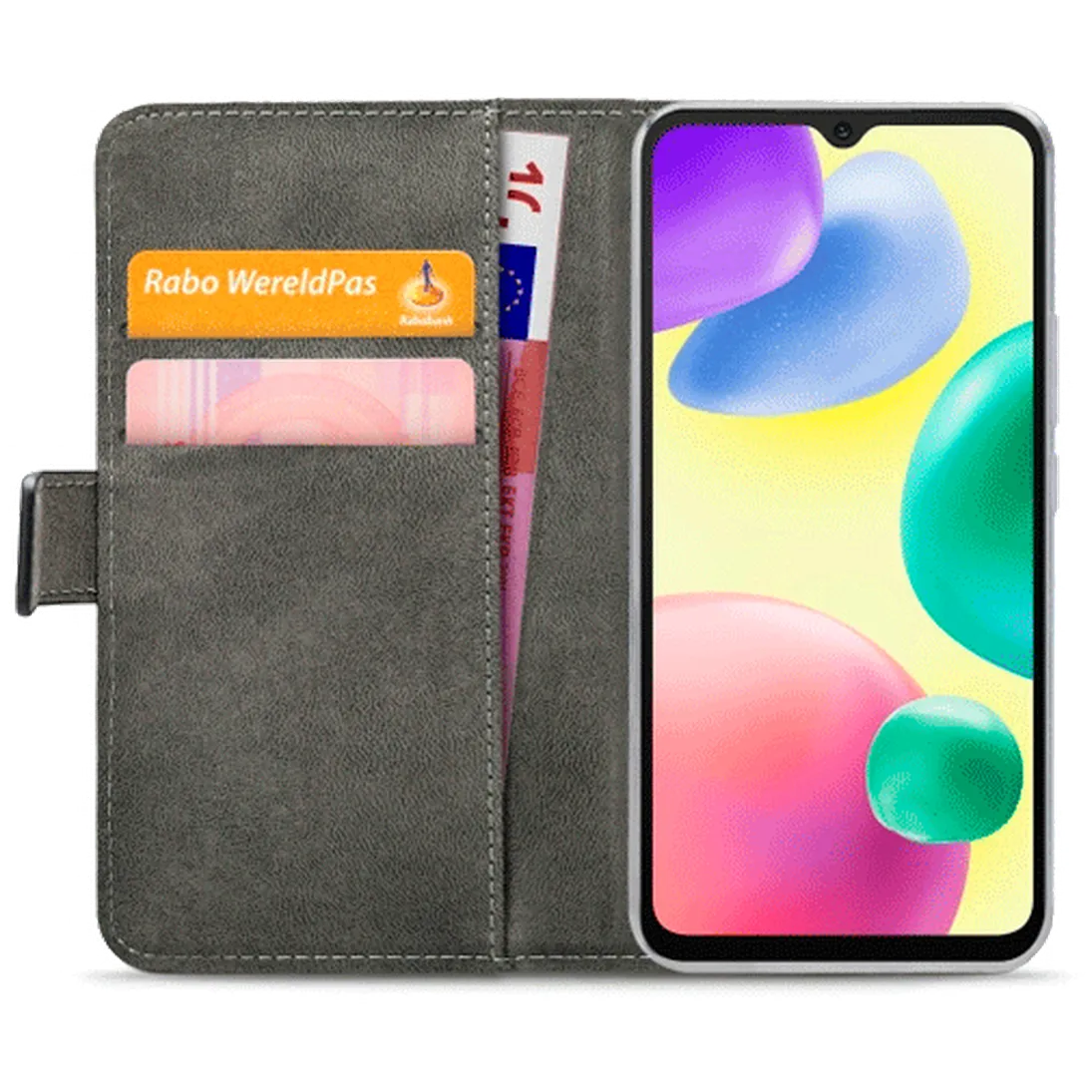 Mobilize Mobilize PU-leer Book Case Zwart voor Xiaomi Redmi 10A