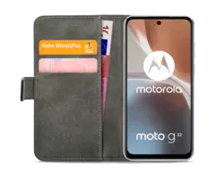 Mobilize Mobilize PU-leer Book Case Zwart voor Motorola Moto G32