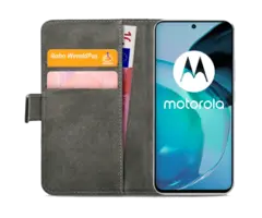 Mobilize Mobilize PU-leer Book Case Zwart voor Motorola Moto G72