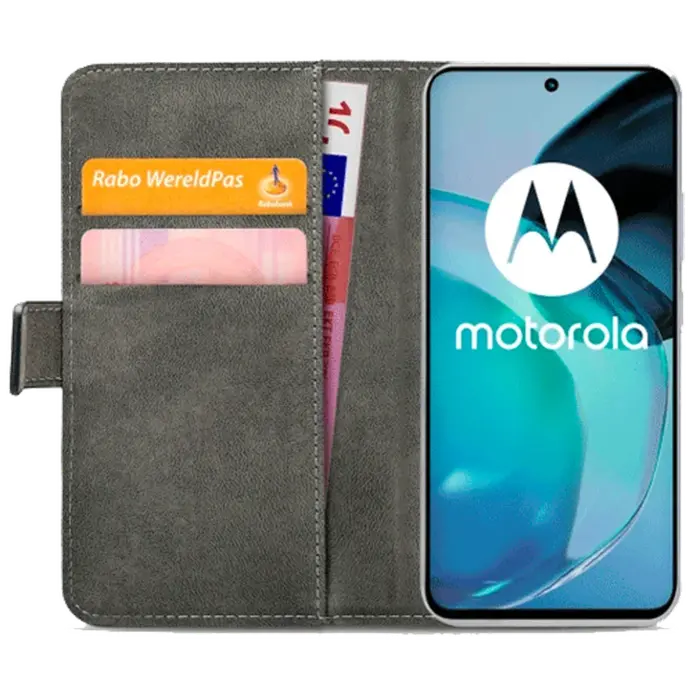 Mobilize Mobilize PU-leer Book Case Zwart voor Motorola Moto G72