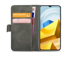 Mobilize Mobilize PU-leder Book Case Zwart voor Xiaomi Poco M5 4G
